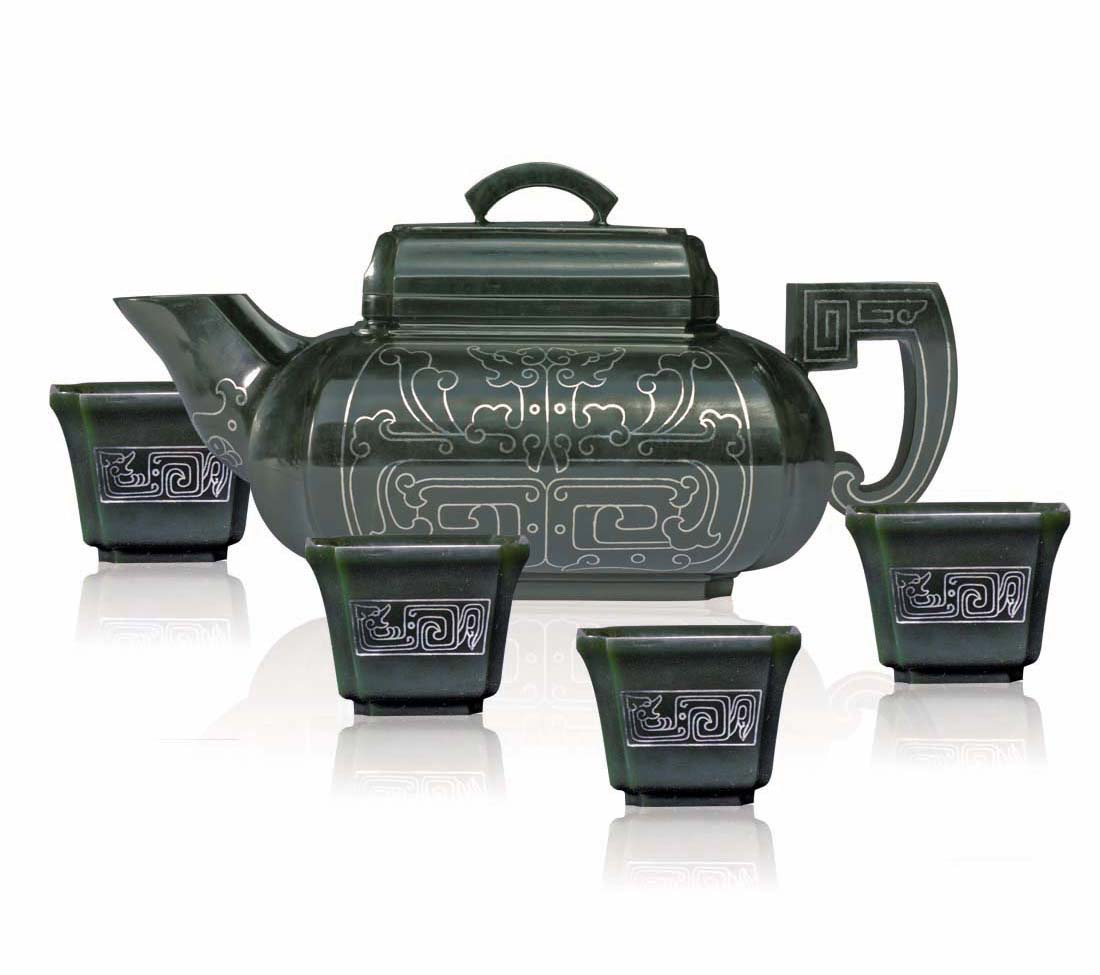 青玉错银夔龙纹茶具.jpg